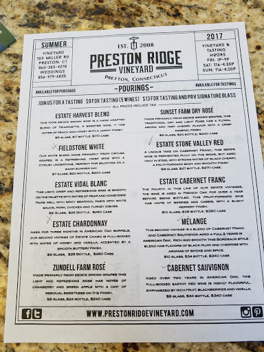 Winery «Preston Ridge Vineyard», reviews and photos, 100 Miller Rd, Preston, CT 06365, USA