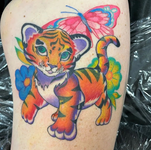 Explore heart nipple tattoo ideas, creative tattoo ideas in South Milwaukee, available at Black sheep tattoo studio