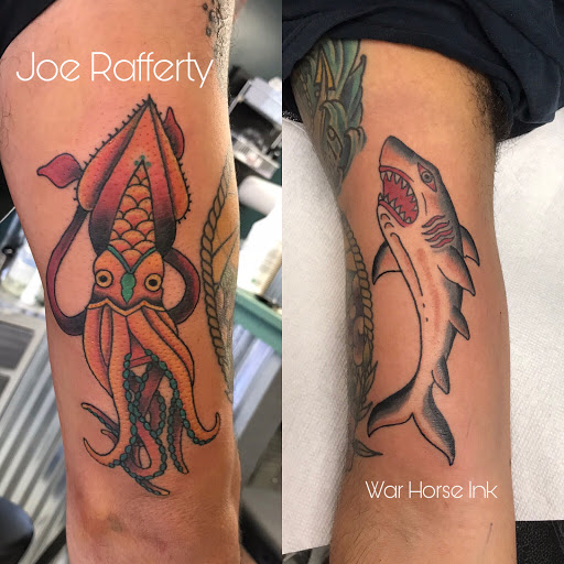 Explore bluebird tattoo ideas, creative tattoo ideas in Kent, available at War Horse Ink