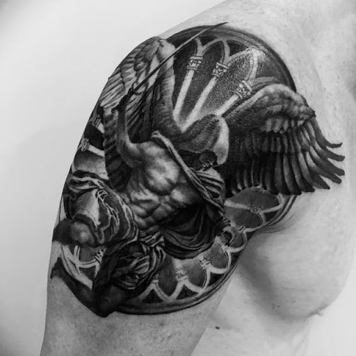 Explore clone trooper tattoo ideas, creative tattoo ideas in Norcross, available at JP Alfonso Studios