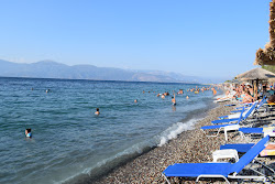 Foto von Paralia Alikes mit lange, gerade küste