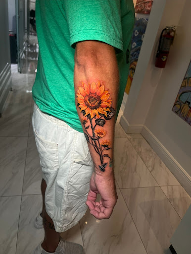 Explore mens collarbone tattoo ideas, creative tattoo ideas in Coral Springs, available at MB Tattoo Studio