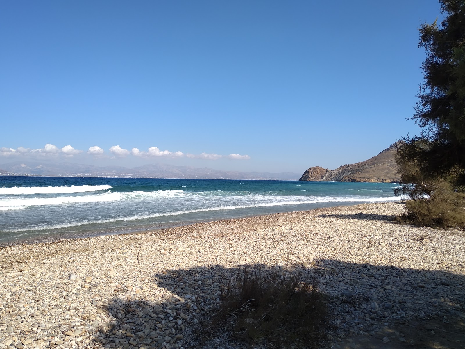 Photo of Paralia Glifades with turquoise pure water surface