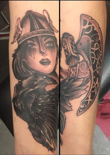 Explore seabee tattoo ideas, creative tattoo ideas in Savannah, available at Tatlyfe Studios