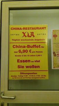 China-Restaurant Xia à Ludwigsfelde menu