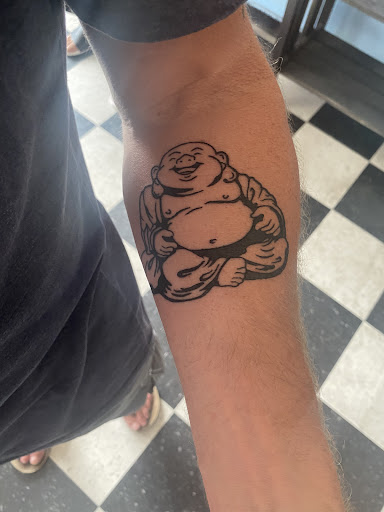 Explore mens tattoo ideas chest, creative tattoo ideas in Seaside, available at Lucky Dog Tattoo