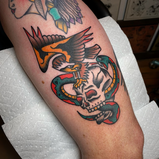 Explore highland cow tattoo ideas, creative tattoo ideas in Glenside, available at Yellow Rose Tattoo