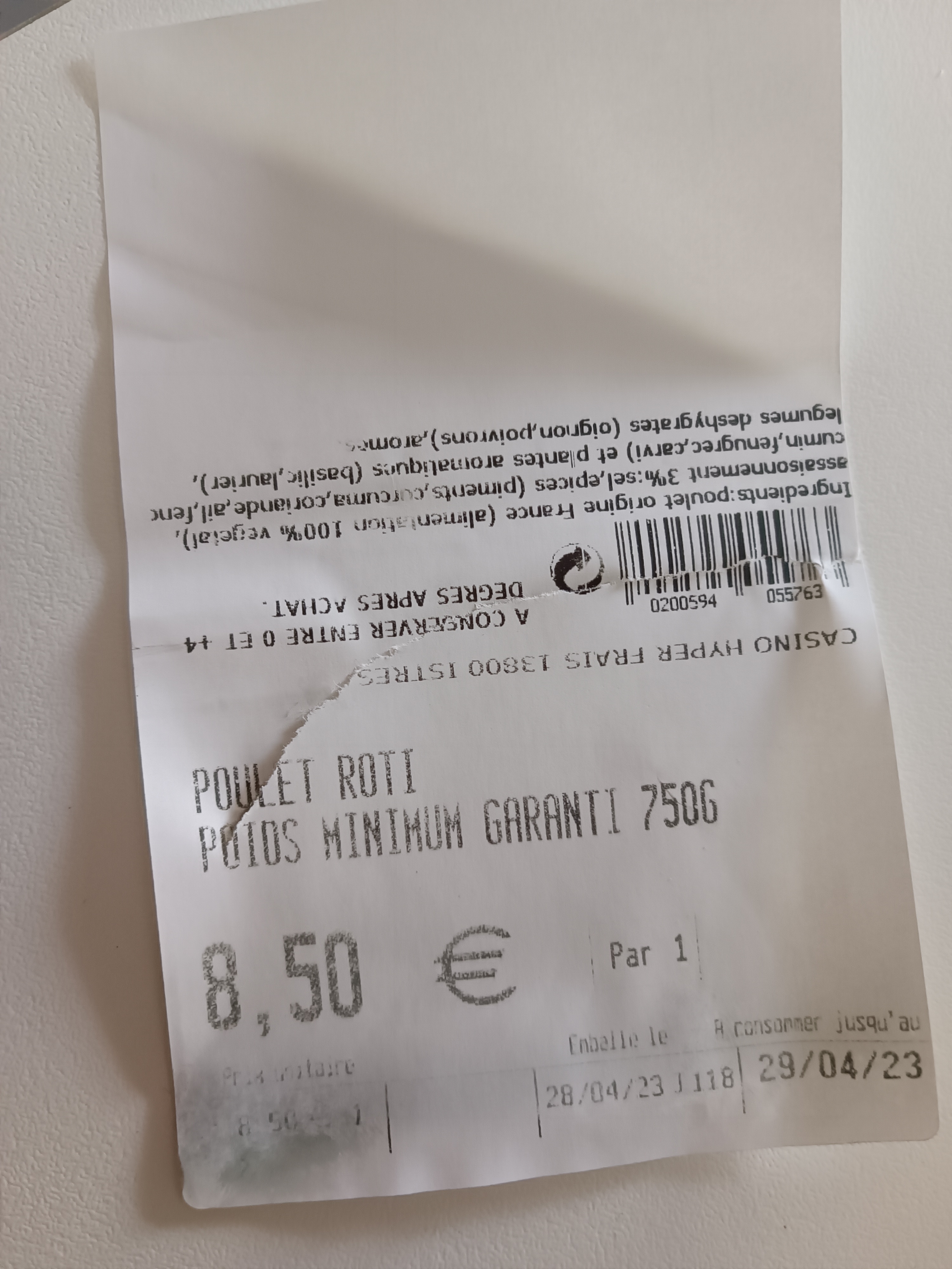Photo n° 1 de l'avis de Patrice.a fait le 28/04/2023 à 10:47