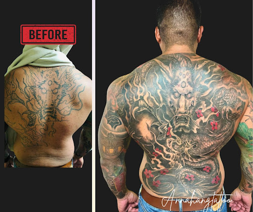 Explore hand tattoo ideas simple, creative tattoo ideas in Garden Grove, available at Anna Hang Tattoo