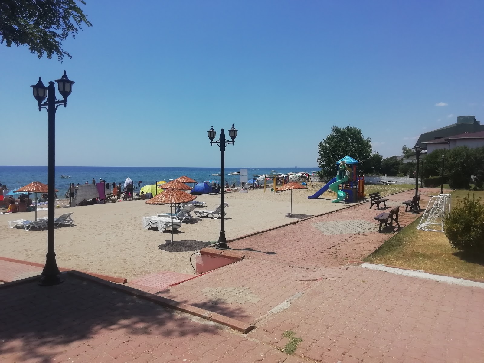 Fotografie cu Bizimkoy beach și așezarea