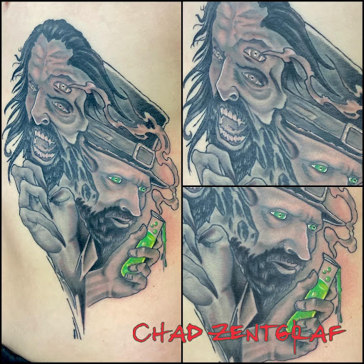 Explore gold tattoo ideas, creative tattoo ideas in Toledo, available at 4 Nineteen Ink