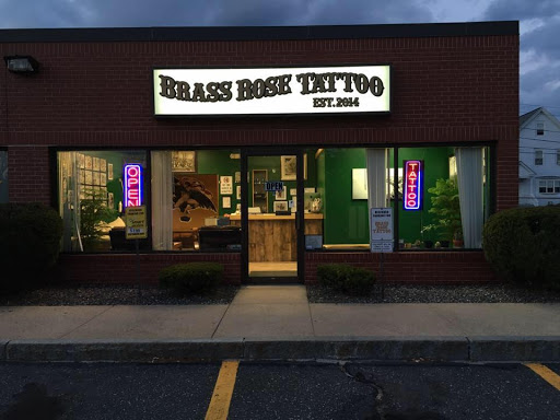 Brass Rose Tattoo, 12 Beach St, Milford, MA 01757, USA, 