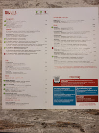 Menu du OhJulia à Butjadingen