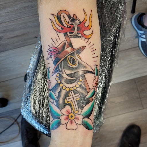 Explore butterfly tattoo ideas for men, creative tattoo ideas in Nashville, available at Titan Tattoo