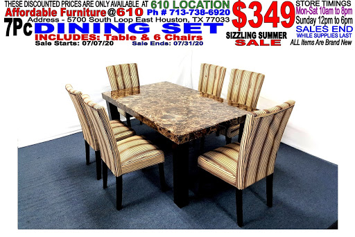 Furniture Store «Affordable Furniture 610», reviews and photos, 5700 South Loop E F, Houston, TX 77033, USA