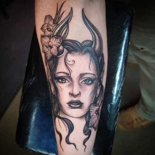 Explore chemistry tattoo ideas, creative tattoo ideas in Eureka, available at WESTSLOPE TATTOO