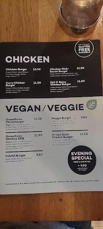 Ruff's Burger à Munich menu