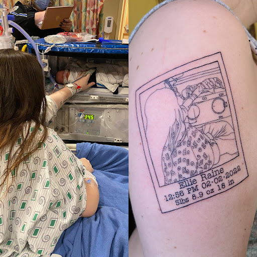 Explore mens collar bone tattoo ideas, creative tattoo ideas in Seymour, available at Popseys Electric Tattooing Co.