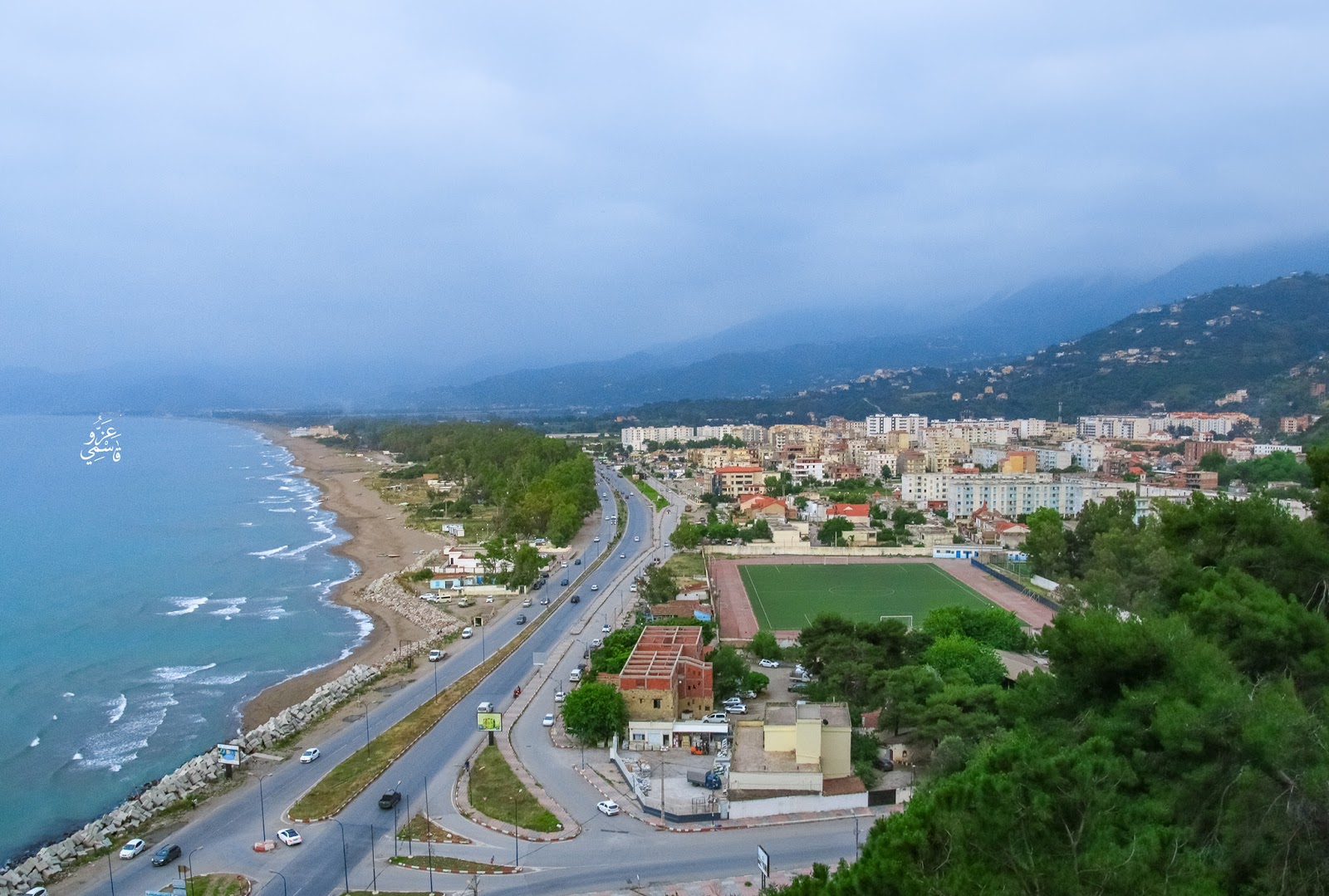 Foto de Aokas plage - lugar popular entre os apreciadores de relaxamento