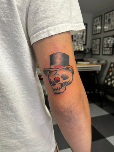 Explore guardian angel tattoo ideas, creative tattoo ideas in Middlebury, available at Lucky Rose Tattoo