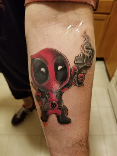 Explore woman leg tattoo ideas, creative tattoo ideas in Noblesville, available at Mystic Images Tattoo Co.