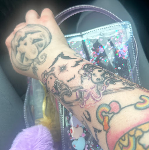 Explore dominican flag tattoo ideas, creative tattoo ideas in Tampa, available at Bed of Roses Tattoo Studio