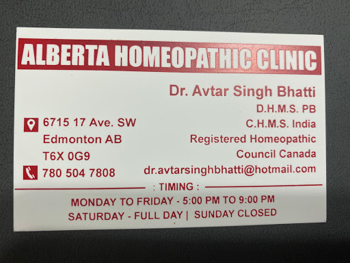 Alberta homeopathic clinic