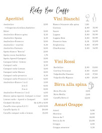 Menu du Ricky Bar Caffè à Povegliano Veronese