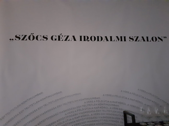 Szőcs Géza Irodalmi Szalon - Múzeum