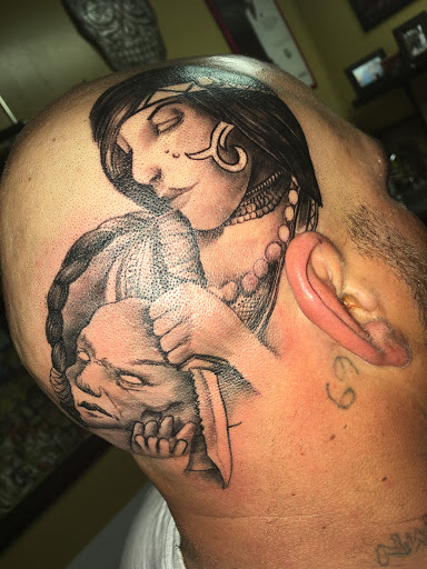 Explore sailor tattoo ideas, creative tattoo ideas in Savannah, available at Tatlyfe Studios