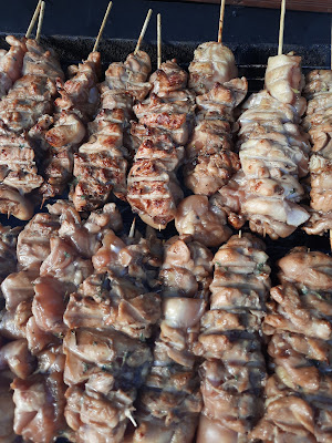 Poulet grillé "Chez Maximin" à Bras-Panon