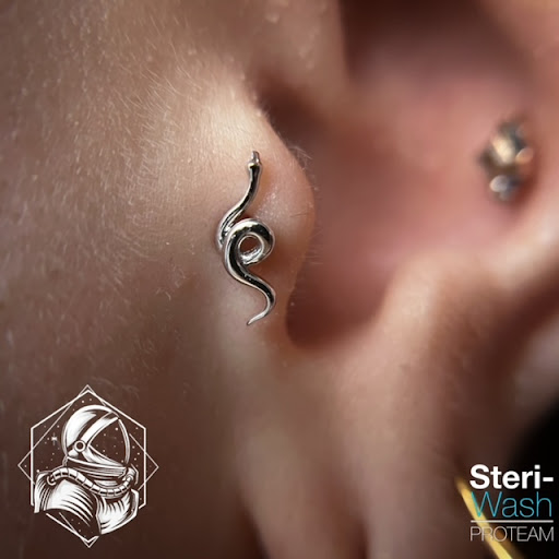 Explore crocodile tattoo ideas, creative tattoo ideas in Hillsborough, available at Black Moon Piercing Hillsborough