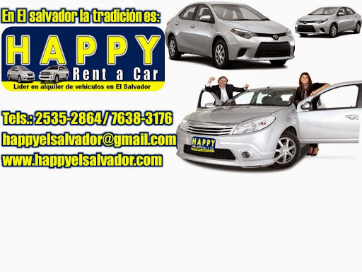 Alquiler coches con conductor San Salvador