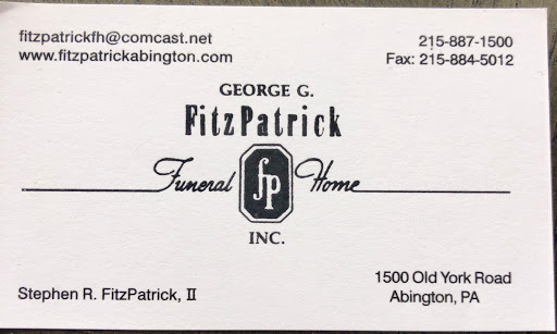 Funeral Home «George G Fitzpatrick Funeral», reviews and photos, 1500 Old York Rd, Abington, PA 19001, USA