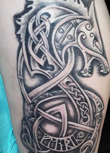 Explore forearm dragon tattoo ideas, creative tattoo ideas in Mesa, available at Ranger Tattoo & Piercing