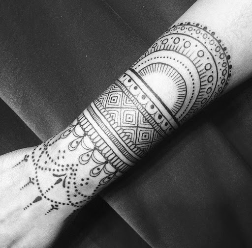 Explore bull riding tattoo ideas, creative tattoo ideas in San Diego, available at Sideshow Tattoo and Piercing