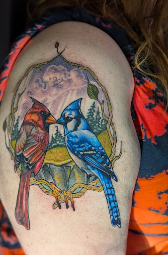 Explore alpha male tattoo ideas, creative tattoo ideas in Saint Paul Park, available at Lady Liberty Tattoo