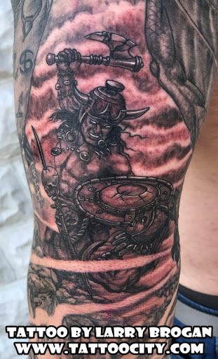 Find earth sign tattoo ideas for your next unique tattoo in Lockport at Tattoo City by Larry Brogan