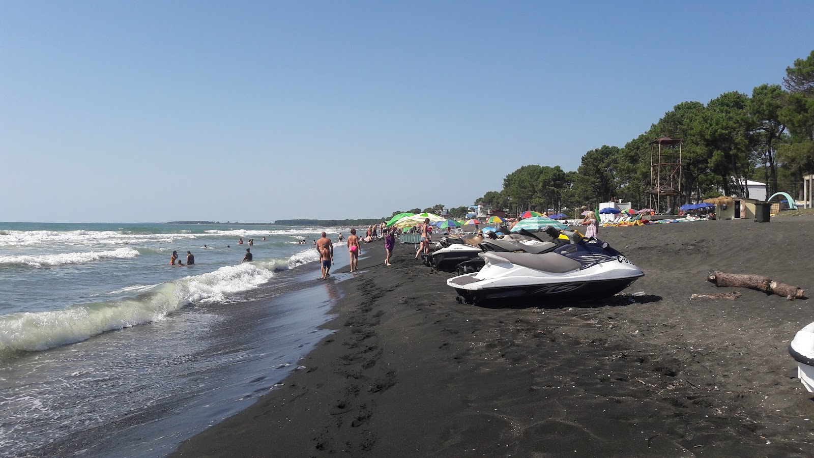 Foto di Ureki beach e l'insediamento