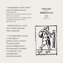 Menu / carte de Ca' Berizzi à Corna Imagna