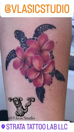 Explore black and white tattoo ideas, creative tattoo ideas in Yucca Valley, available at Strata Tattoo Lab LLC