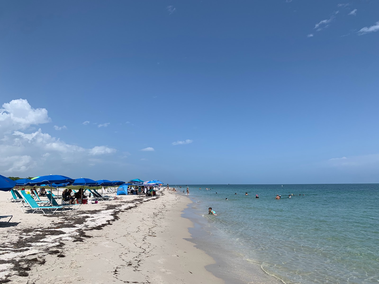 Photo of Cape Florida beach with bright sand surface