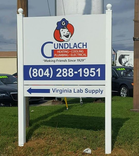 HVAC Contractor «Gundlach Heating, Cooling, Plumbing & Electrical», reviews and photos, 2707 Ellis Ln, Richmond, VA 23294, USA