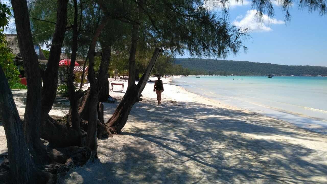 Fotografie cu Koh Sampoch Beach cu drept și lung