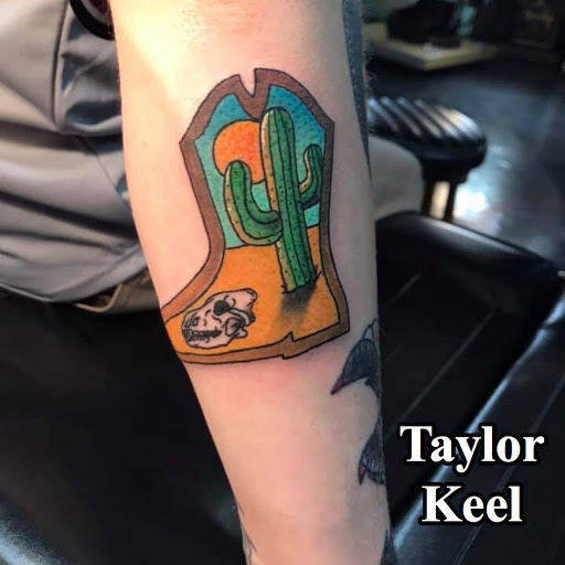 Explore tattoo ideas with childrens names, creative tattoo ideas in Savannah, available at Tramp Art Studios