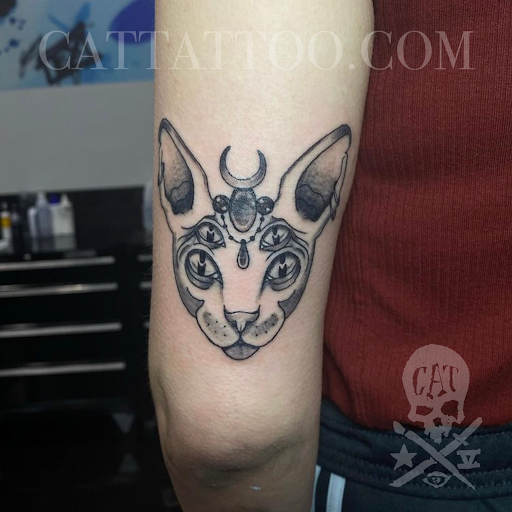 Explore scarification tattoo ideas, creative tattoo ideas in Addison, available at Cat Tattoo