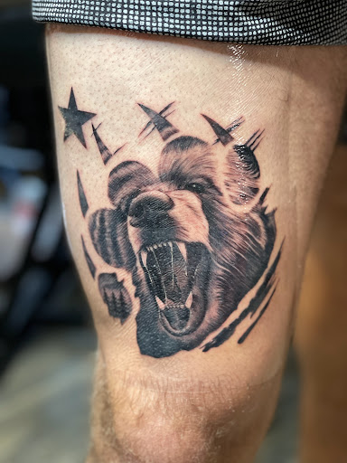 Explore name cover up tattoo ideas male, creative tattoo ideas in Goose Creek, available at Red Kirin Tattoo