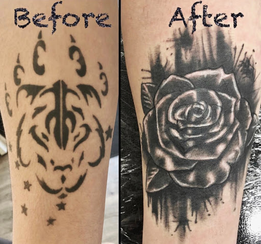 Explore guy leg tattoo ideas, creative tattoo ideas in Anchorage, available at Unique Ink AK