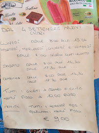 Menu du La Cazola à Galliate