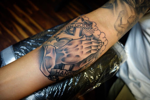 Explore space filling tattoo ideas, creative tattoo ideas in Orange Park, available at Big City Tattoo and Piercing